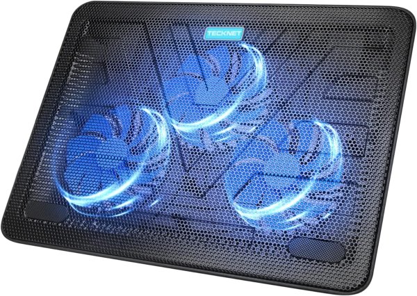 TECKNET 笔记本散热垫 3风扇 黑色