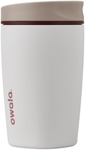 Owala SmoothSip Stainless Steel Coffee Tumbler 12oz Vanilla Bean