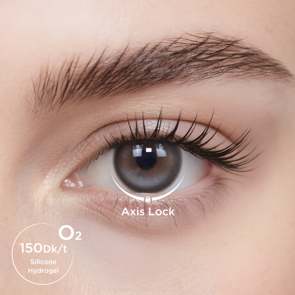 moody GlowyLock Blue Linen Daily Disposable Contact Lenses 10 pcs