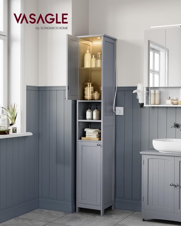Tall Storage Cabinet UBBC566G02 Dove Gray 11.8 Inch