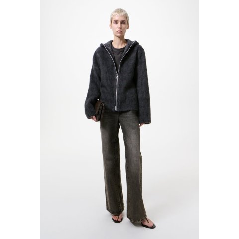 Our LegacyFull Zip Hoodie Fuzzed Hairy Wool