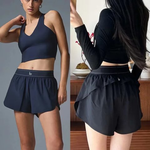 Yoga Shorts Women Elastic Fitness