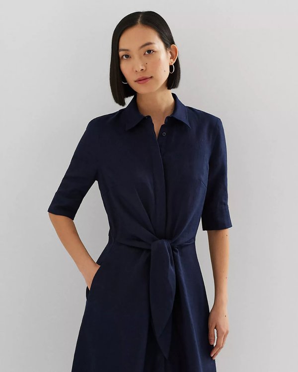 Lauren Ralph Lauren Linen Shirt Dress