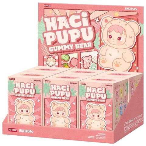  HACIPUPU Gummy Bear Pendant Set 6 Blind Boxes