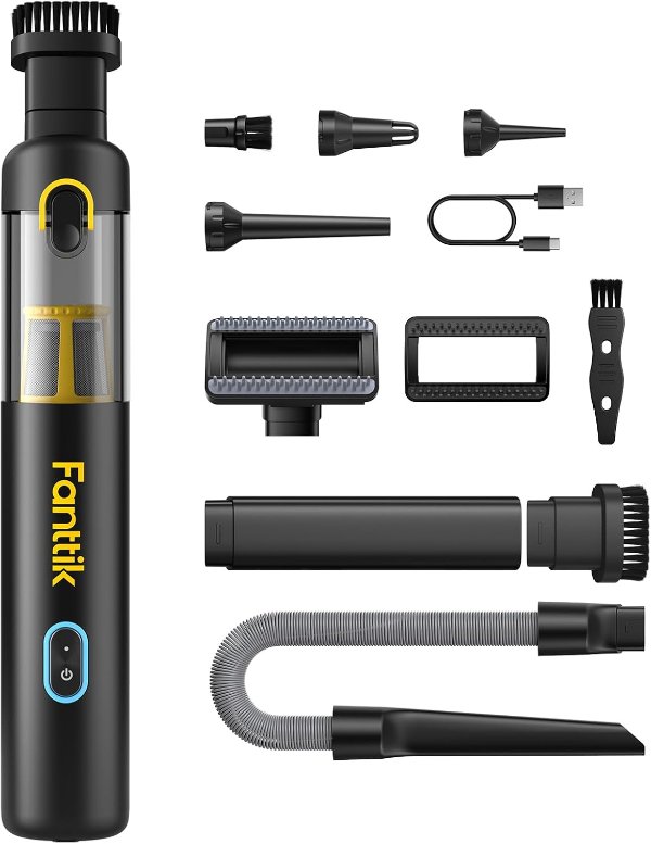 Fanttik Slim V8 APEX Portable Car Vacuum Black