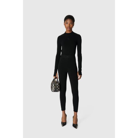 Marine SerreMoon Logo Knit Leggings