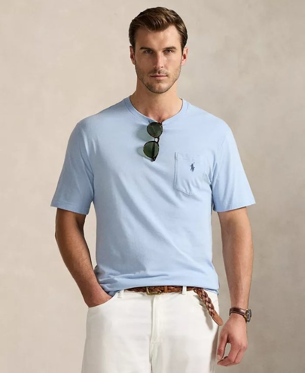 Men's Big & Tall Pocket Jersey T-Shirt - Macy's