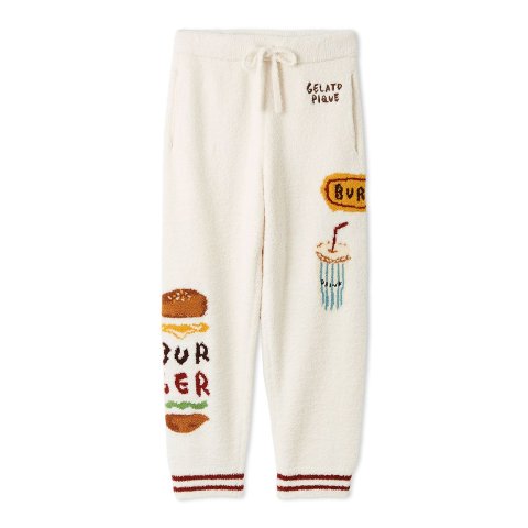 Gelato piqueHirano Toshiyuki Hamburger Jacquard Long Pants