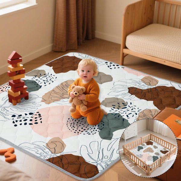 Baby Playpen Mat 50x50cm Non-Slip