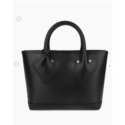 KIMHĒKIM L Amour Leather Bucket Bag Black