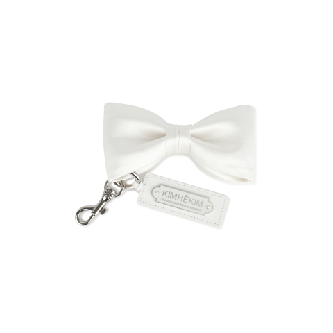 KIMHĒKIM Monroe Logo Wool-Silk Keyring