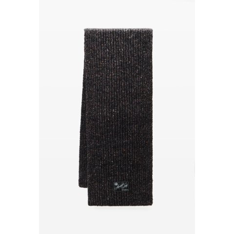 Alexander WangBlack Mouline Tweed Knit Scarf