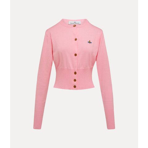 Vivienne WestwoodBea Cropped Cardigan Classic Orb Embroidery
