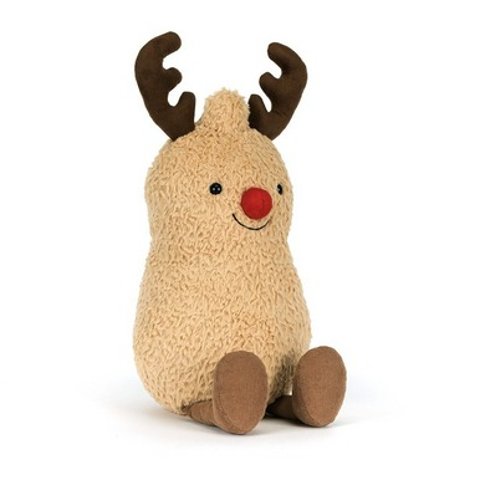 Amuseables Peanut Reindeer Plush