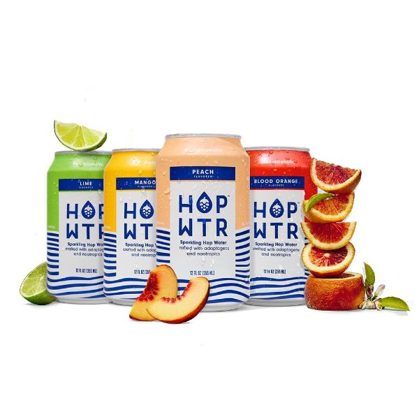 HOP WTR Sparkling Hop Water 12-Pack Sugar Free