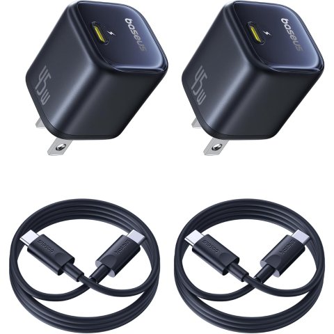 Baseus 45W USB-C快充头 2个装