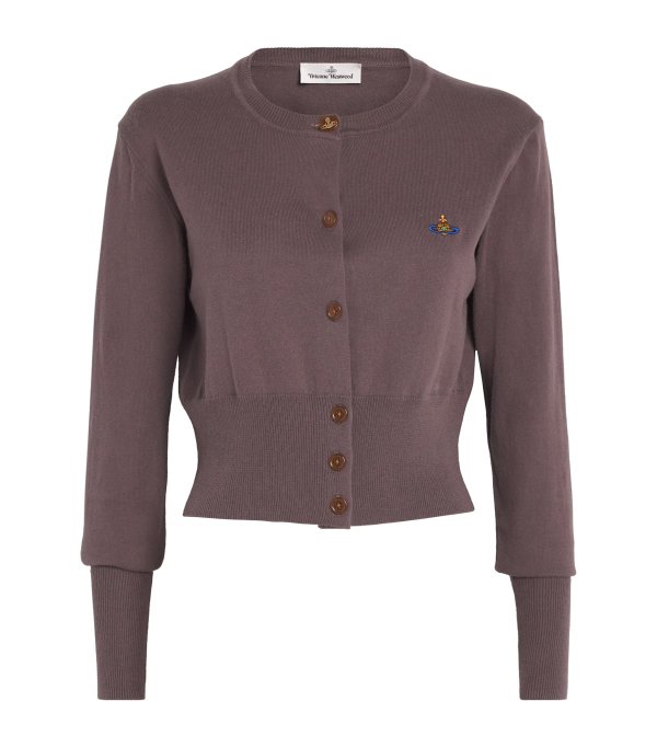  Bea Cropped Cotton-Cashmere Cardigan