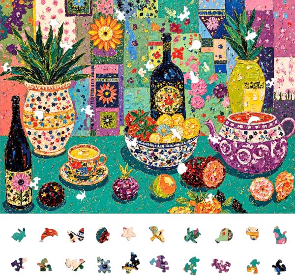 Flloral Floral Jigsaw Puzzle 1000 Pieces