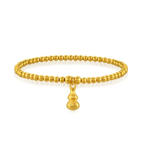 The Oriental 999.9 Gold Gourd Bracelet