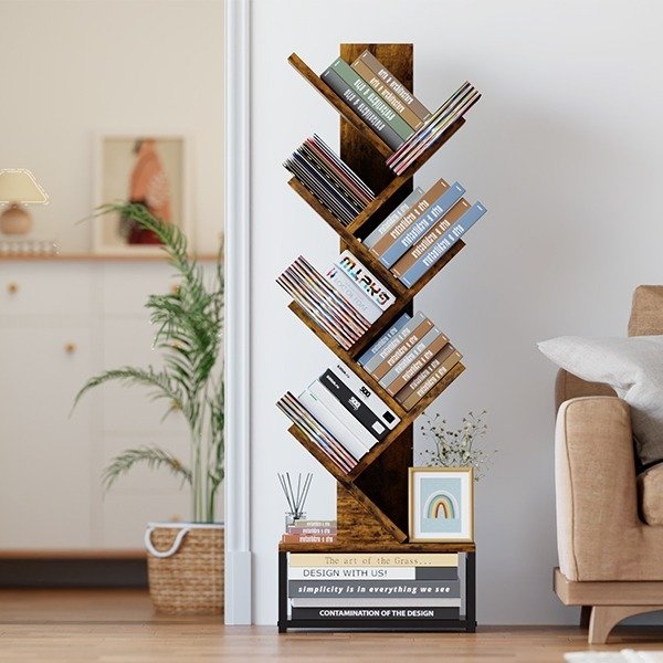 EasyCom 7层树形书架 