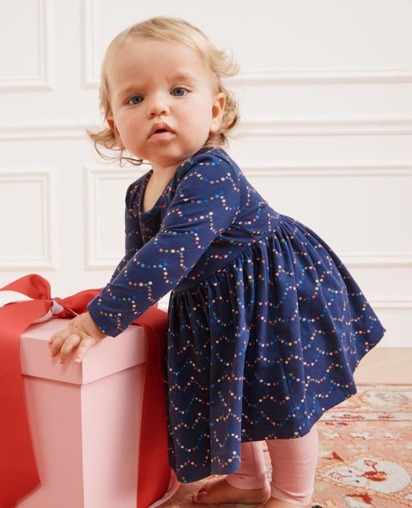 Baby Skater Dress and Leggings Set