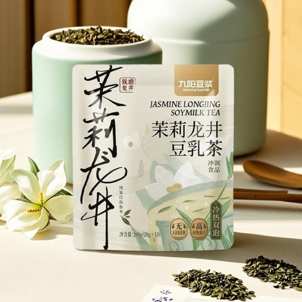 九阳 茉莉龙井豆乳茶 自立袋 20g*10条