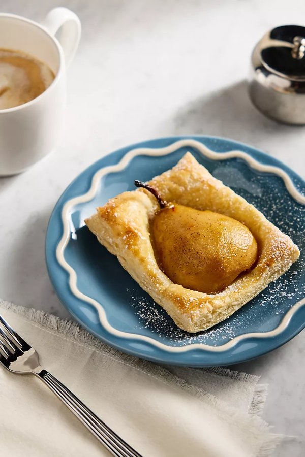 Lucie Portuguese Stoneware Dessert Plates Set of 4