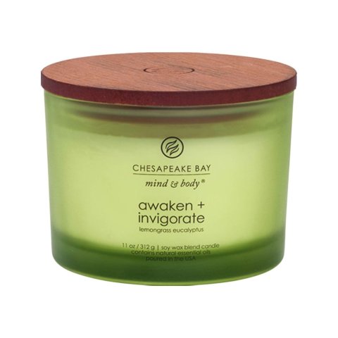 Chesapeake Bay 柠檬草尤加利香薰蜡烛 11盎司