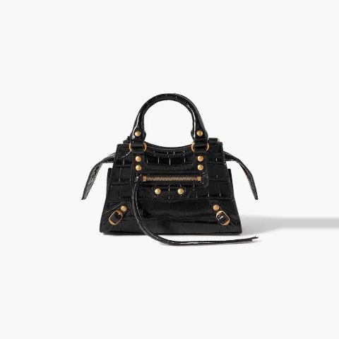 Nano 鳄鱼压纹机车包