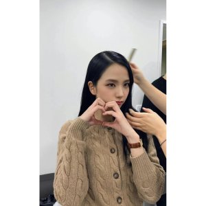 Polo Ralph Lauren 羊毛羊绒麻花开衫 Jisoo同款驼色