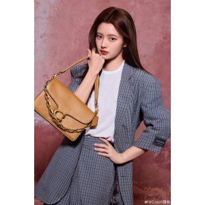 Coach Tabby 单肩包 20 徐若晗同款墨绿色