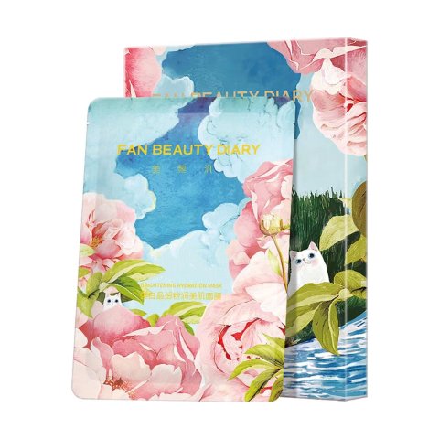 FAN BEAUTY 芍药粉光美肌面膜 5片
