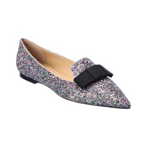 Jimmy Choo Gala 闪粉平底鞋