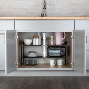 双层可调节置物架 8块活动隔板