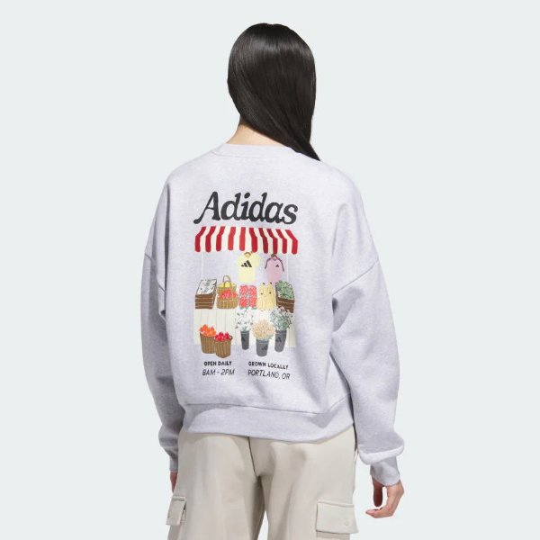 Farmers Market Graphic Sweatshirt Women