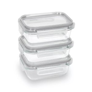 Sedona 长方形玻璃保鲜盒 3件套