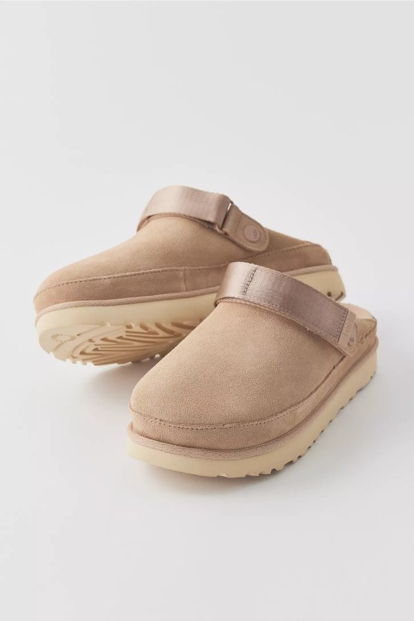 Goldenstar Women's Suede Slip-On Clog