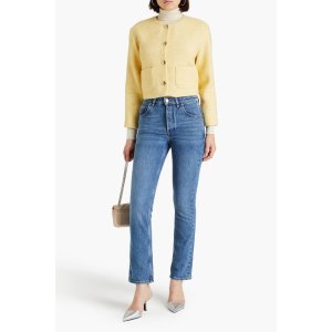 Maje 高腰喇叭牛仔裤