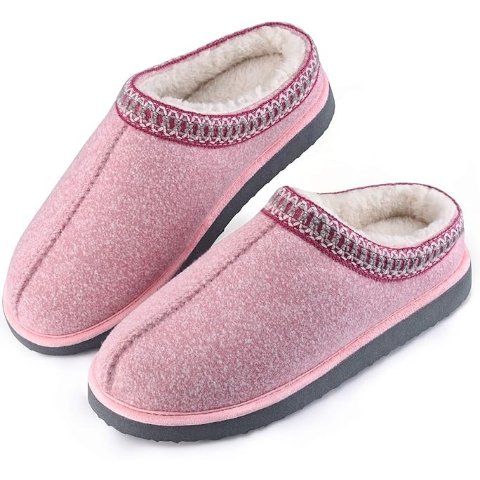 女士厚底保暖拖鞋