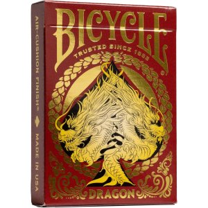 Bicycle  Red Dragon 金箔扑克牌