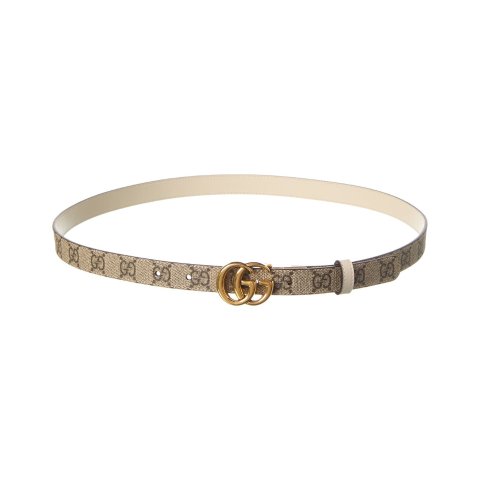 GucciGG Marmont 双面皮革腰带