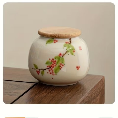 Natural Poetic 陶瓷储物罐 软木盖