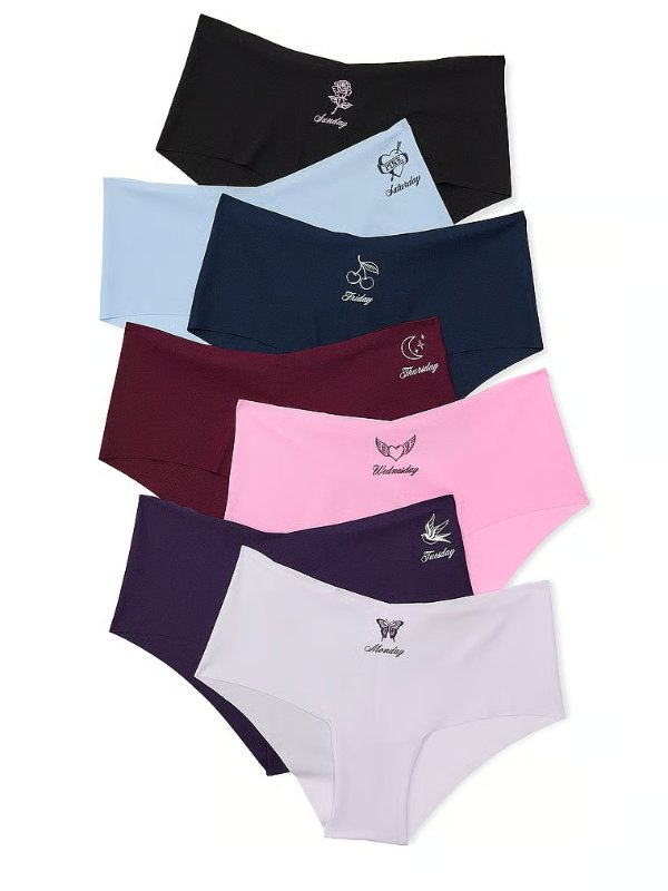 7-Pack No-Show Cheeky Panties
