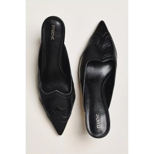 Maeve 尖头西部穆勒高跟鞋