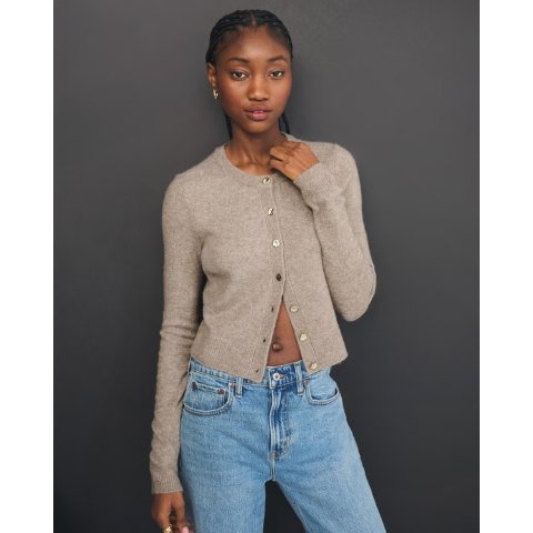 Abercrombie & FitchShrunken Crew Cardigan Knit