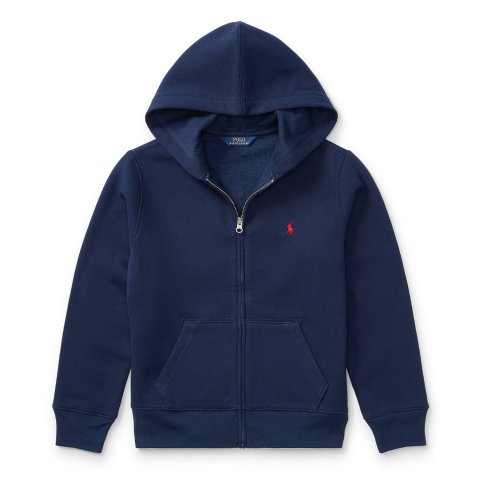 大童童连帽拉链衫