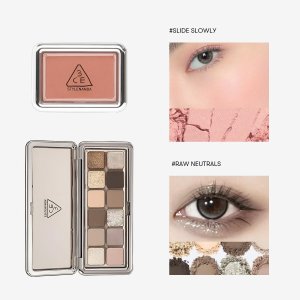 3CE 眼影腮红套装 #RAW NEUTRALS #SLIDE SLOWLY