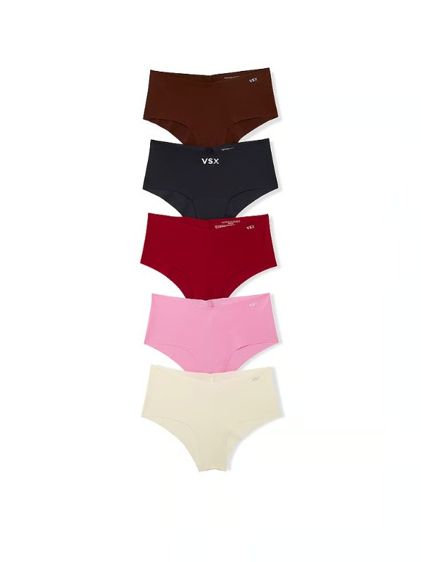 VSX No-Show Cheeky Panties 5-Pack