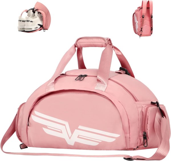 FIORETTO Sports Duffle Bag 30L Wet Pocket