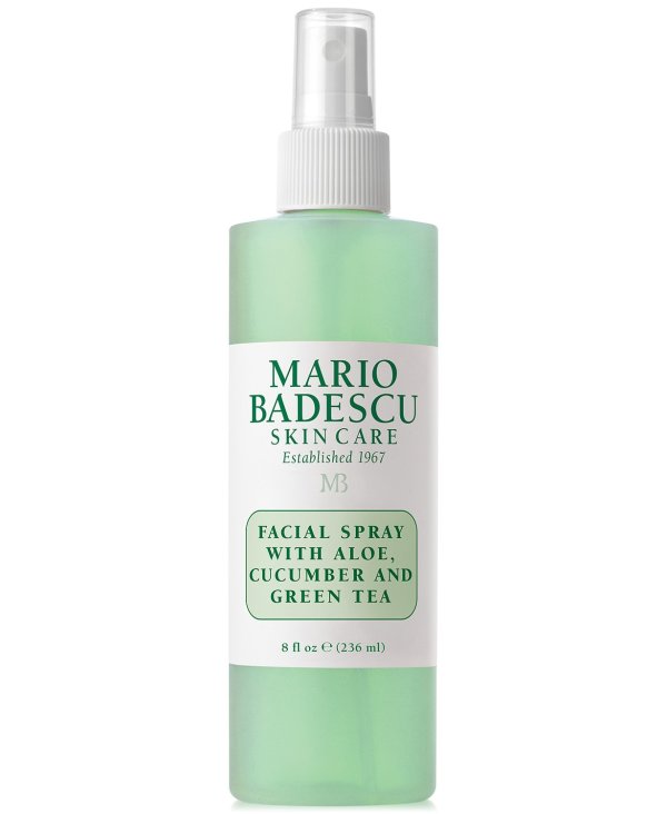 Facial Spray With Aloe, Cucumber & Green Tea, 8-oz.